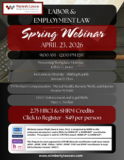 Labor & Employment Law | Spring Webinar April 23, 2026 | 9:00 AM - 12:00 PM Est